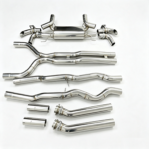 Sistema de Escape Catback Valvetronic Compatible con <span class=keywords><strong>BMW</strong></span> Serie 7 <span class=keywords><strong>760i</strong></span> XDrive G70 4.4T S68 2022+ SS304 Mejora el Sonido y el Rendimiento - Product Image 4