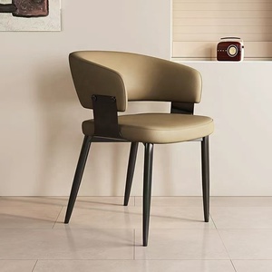 Chaise de Salle à Manger Moderne et Confortable en Cuir au Design Simple pour Maison/Hôtel/<span class=keywords><strong>Restaurant</strong></span> Chaise de Maître de Loisirs Nouveau Style pour Mobilier de Maison - Product Image 6