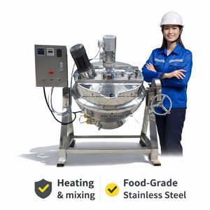 หม้อหุงต้มไฟฟ้าสเตนเลสสตีลเอซ / หม้อต้มแบบมีแจ็คเก็ต / หม้อต้มซุป - Product Image 1