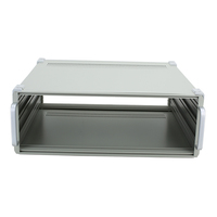 Boîtier de contrôle pour équipement réseau de serveur IPC, subrack modulaire 3U pour montage en rack, I/O arrière VPX, en acier galvanisé, personnalisé OEM, IP54