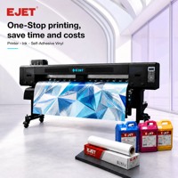 Impresora y cortadora Eco-Solvente EJET todo en uno de 1.8m (6 pies) para publicidad de gran formato, impresora Eco-Solvente para lonas y pancartas flexibles.