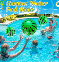 Ballons Pastèque à Rayures Vertes, Décoration de Fête à Motif Fruité, Ballons en Latex de 12 Pouces pour Anniversaire d'Été, Mariage, Lot en Gros