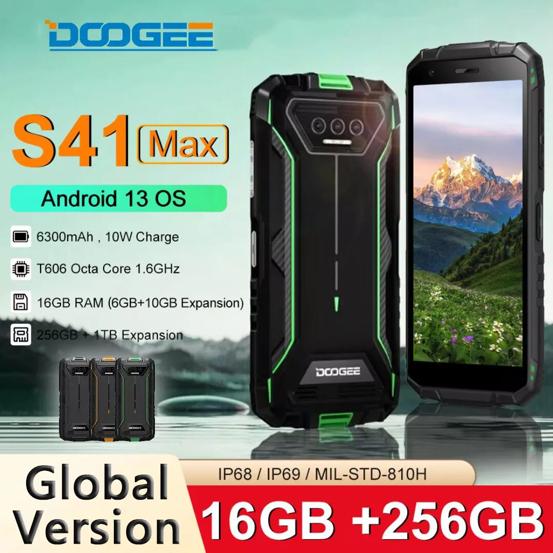 Wholesale DOOGEE S41 Max 6GB+256GB 5.5 Inch Android 13 6300mAh