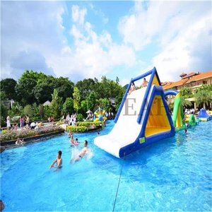 Juego flotante al aire libre, tobogán triangular <span class=keywords><strong>de</strong></span> agua flotante inflable, Parque Acuático flotante, tobogán acuático para <span class=keywords><strong>mar</strong></span> abierto - Product Image 2