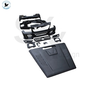 <strong>G</strong> <strong>Class</strong> <strong>W463</strong> Bumper Wheel Arches WD Style Body Kit for MERCEDES <strong>W463</strong> G350d G400 G500 G55 FRP Bodykit with Hood - Product Image 4