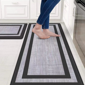 <span class=keywords><strong>Tapis</strong></span> de <span class=keywords><strong>cuisine</strong></span> moderne et simple en PVC <span class=keywords><strong>vinyle</strong></span> rayé, couleur unie, antidérapant, imperméable, résistant à l'huile, sans lavage, épaisseur moyenne - Product Image 5