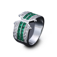 Bague élégante et simple en cuivre plaqué or raffiné pour femme – Bijou de mode au design de niche haut de gamme