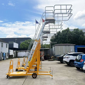 Modern Designed Foldable Steel Mobile <b>Ladder</b> Platform for Inspection Water Fuel Gas Tanker Truck Road Tanker - Product Image 3