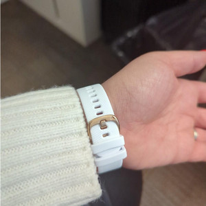 BEEFLYPOWER – <span class=keywords><strong>Bracelet</strong></span> de montre en Silicone, boucle or Rose, 18, 20, 22mm, pour <span class=keywords><strong>Garmin</strong></span> Vivoactive 3s//<span class=keywords><strong>Vivomove</strong></span> Forerunner245 - Product Image 4