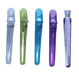 Pinces à cheveux en plastique cristal <span class=keywords><strong>professionnel</strong></span> clair outil de coiffure polyvalent pour salon de coiffure et vente entière d'usine à la maison - Product Image 2