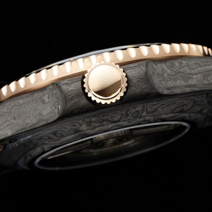 Montre de haute qualité avec cadran rond en fibre de carbone, bracelet en nylon, miroir saphir, aiguilles lumineuses, confortable à porter au quotidien - Product Image 4