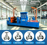 Banco de Pruebas de Válvulas con Abrazadera Hidráulica Horizontal DN150-400 para Válvulas Industriales