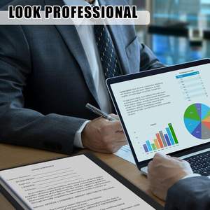 Copertine Trasparenti per Documenti con Fermagli, Cartelletta di Presentazione in Plastica a 3 Fermagli, Porta-Curriculum per Scuola, Ufficio, Studenti, <span class=keywords><strong>Casa</strong></span> - Product Image 5