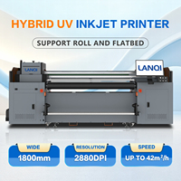 Impresora de Cinta de Inyección de Tinta UV LANQI EM1800, Cabezal de Impresión Konica, 2400Dpi, Alta Resolución, Impresora de Etiquetas Profesional, Nueva