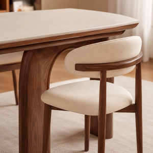 Ensemble de table à manger extensible moderne en pierre frittée avec 6 chaises <span class=keywords><strong>Sirène</strong></span>, mobilier écologique pour la maison, l'école, l'hôtel, la villa - Product Image 2