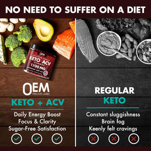 Penjualan laris rasa ceri 1100mg Keto ACV permen karet cuka sari apel dengan Ekstrak kacang kopi hijau prebiotik B <span class=keywords><strong>Vitamin</strong></span> - Product Image 6