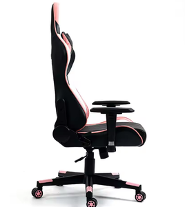Black <strong>Pink</strong> PU Leather Gaming Swivel <strong>Chair</strong> Customized Cute Ear Bunny Japanese Style Reclining Office <strong>Chair</strong> Featuring Iron - Product Image 3
