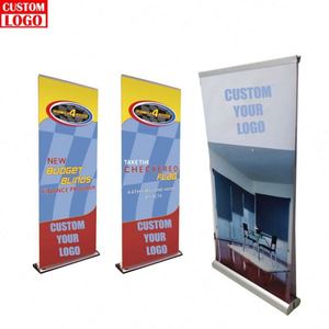 Expositor Enrollable Resistente para Carteles, Soporte Retráctil Ancho para Exhibiciones Portátiles, Ferias Comerciales, Publicidad, Letrero de Pared - Product Image 1