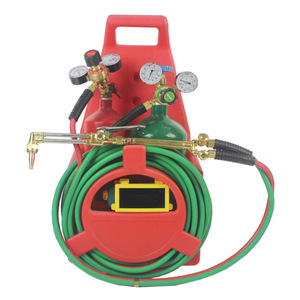 Kit de chalumeau de soudage et de découpe avec réservoirs rechargeables, vanne de réduction de pression d'oxygène, usage industriel WQ 01 - Product Image 1
