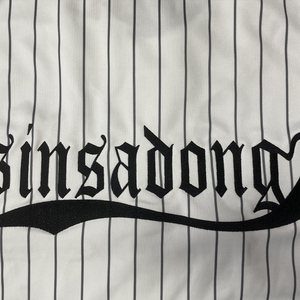 เสื้อเบสบอลปักลายสำหรับเยาวชนผ้าโพลีเอสเตอร์100% - Product Image 6