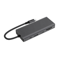 Estación de acoplamiento USB para ordenador Macbook, HUB con multipuerto, iMac tipo-c 3,2, USB C, 12 en 1, con carga