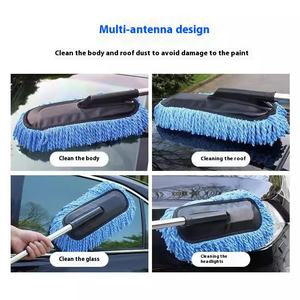 Pel pembersih mobil, sikat debu teleskopik, serat mikro, pembersih mobil, penghilang debu yang dapat ditarik, pel cuci mobil - Product Image 4