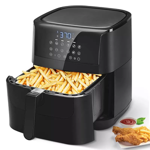 Appareils de cuisine friteuse à air à écran tactile numérique four acier inoxydable <span class=keywords><strong>2l</strong></span> 4l 6l 8l 10l friteuse à air sans huile - Product Image 3