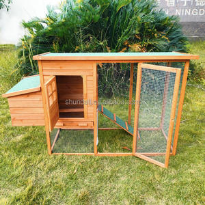 Baskılı desen ile özel SDC004 boyutu açık ahşap tavuk Coop tasarım - Product Image 1