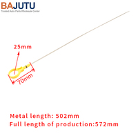 Dipstick oli mesin ZJ02-10-450 ZJ0210450 Iberglas, Dipstick mesin baja tahan karat 572mm untuk Mazda 2 DE 1.3L/1,5 l 2007-2012
