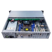 Chasis de Servidor de 2U para Montaje en Rack con 4 Bahías de Disco SATA/SAS Intercambiables en Caliente, Conector MiniSAS/SATA