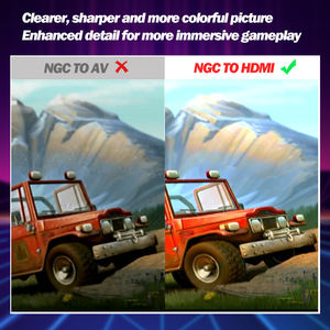 Doubleur <span class=keywords><strong>de</strong></span> <span class=keywords><strong>ligne</strong></span> HD <span class=keywords><strong>convertisseur</strong></span> numérique AV vers HD haute définition pour Nintendo Gamecube Console adaptateur NGC accessoires <span class=keywords><strong>de</strong></span> jeu rétro - Product Image 2