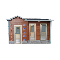 Toilettes publiques mobiles de construction moderne pour les attractions touristiques Service longue durée en acier inoxydable antirouille