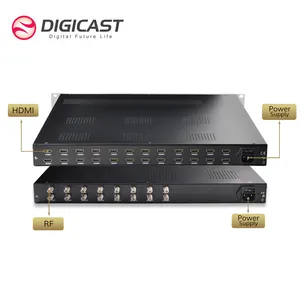 Tv Modulator Hotel HD Video TV Digital RF Modulator DVB-T DVB-C ATSC CATV Headend HD RF Modulator Encoder Modulator