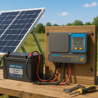 Contrôleur de charge solaire intelligent MPPT 30A 12/24V pour système solaire, prise en charge de la personnalisation OEM ODM et vente directe d'usine