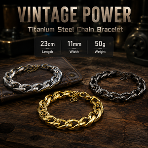 Bracelet cubain pour homme en acier inoxydable noir canon de fusil, texture martelée rétro, fermoir réglable, lourd, style streetwear – Nouvelle tendance - Product Image 4