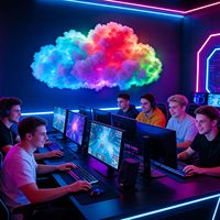 Guirlande lumineuse LED TSINYE en forme de nuage, 2/4/6m, alimentée par USB, multicolore, décoration murale DIY pour chambre, chambre d'enfant, salle de jeux, photographie, fête