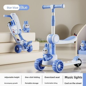 <span class=keywords><strong>Monopattini</strong></span> per Bambini a Tre Ruote Pieghevoli, Regolabili, Portatili e Facili da Usare, con Design Cartoon - Product Image 3