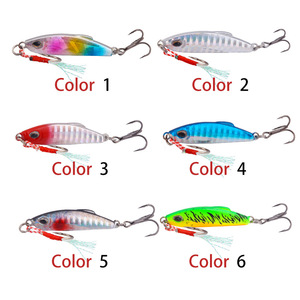 Nouveau <span class=keywords><strong>DUO</strong></span> Luya Leurre à paillettes <span class=keywords><strong>VIB</strong></span> en forme de plaque de fer, pour lancer longue distance, toutes eaux, double hameçon, pour la pêche au black-bass à la bouche d'Alice - Product Image 2