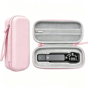 Estuche de viaje para cámara de acción con carcasa rígida de EVA, espuma moldeada, bolsillo de malla, bolsa de transporte con cremallera, logotipo personalizado para accesorios de cámara. - Product Image 2
