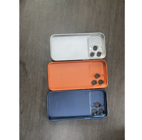 Étui de téléphone antichoc en alliage d'aluminium personnalisé avec cadre d'objectif, nouveau modèle identique à 17 18 Pro Max, avec film de protection d'objectif pour iPhone 16 15 Pro Max