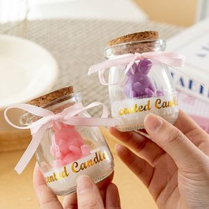 Bougie parfumée artisanale en forme de tasse, en cire de soja mélangée, dans un bocal en verre, unique, très photogénique, parfaite pour l'aromathérapie - Product Image 6