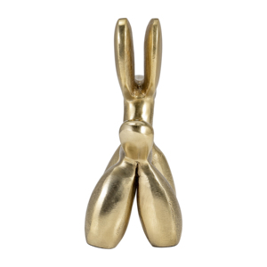 Scultura Cane Palloncino Finitura Oro Arredamento Moderno per Casa Ufficio Soggiorno Bagno Design Artistico - Product Image 4