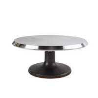 Großhandel Rost beständiges Finish Rotierender Kuchen Dekorations tisch 360 ° Silent Rotation Round Cake Turntable