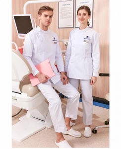 Conjunto <span class=keywords><strong>de</strong></span> exfoliación <span class=keywords><strong>de</strong></span> enfermera <span class=keywords><strong>de</strong></span> dos piezas para mujer, ropa <span class=keywords><strong>de</strong></span> trabajo <span class=keywords><strong>de</strong></span> verano <span class=keywords><strong>de</strong></span> manga larga para <span class=keywords><strong>medicina</strong></span> Dental Oral, uniforme Dental fino - Product Image 5