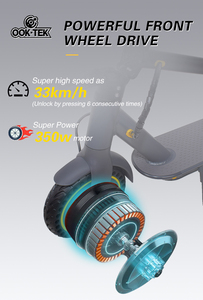 30 km/h 8.5 pollici Off Road EU US Stock <span class=keywords><strong>E</strong></span> Scooter Scooter elettrico adulti spedizione più veloce Trotinette elettrique - Product Image 5
