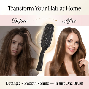 High-End OEM Customizable Steel Pin <strong>Hair</strong> <strong>Brush</strong> Luxury Home Style Hairbrush for <strong>Detangling</strong> and Scalp Care - Product Image 3