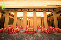 Banquet Hôtel Restaurant Intérieur Insonorisé Panneau Acoustique Isolé Mur Coulissant Mobile pour L'école Prix Favorable