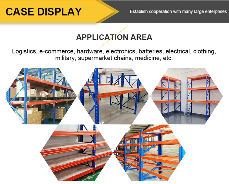Custom Industrial Storage Rack Steel Adjustable Single Deep Pallet Rack Shelving