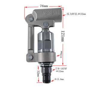 Hydraulic <b>Manual</b> <b>Pump</b> V3067 Plate Valve Block 121mm Height For Emergency Use - Product Image 2