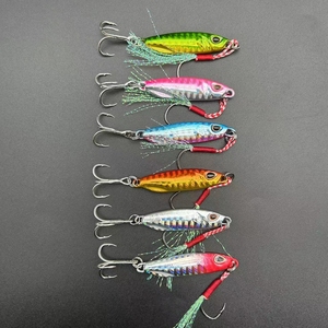 Jigging lento resplandor 10-50 gramos Señuelos <span class=keywords><strong>de</strong></span> agua salada Plantilla <span class=keywords><strong>de</strong></span> metal <span class=keywords><strong>de</strong></span> <span class=keywords><strong>pesca</strong></span> <span class=keywords><strong>de</strong></span> 6 colores para tienda <span class=keywords><strong>de</strong></span> aparejos - Product Image 4
